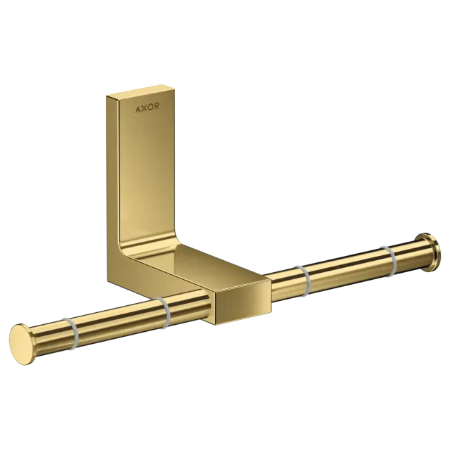 Держатель для туалетной бумаги AXOR UNIVERSAL RECTANGULAR 42657990 полированное золото