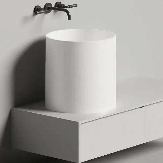 Раковина накладная матовая SALINI ARMONIA 04