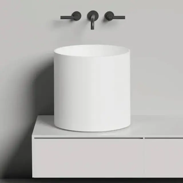 Раковина накладная матовая SALINI ARMONIA ROUND 03