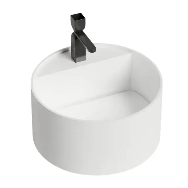 Раковина накладная матовая SALINI ARMONIA ROUND TOP 02