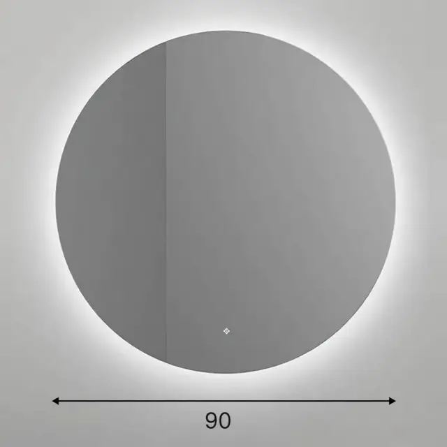 Зеркало для ванной SALINI OMBRA круглое с LED подсветкой