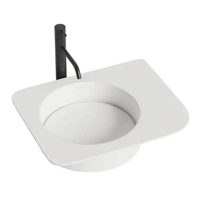 Раковина накладная матовая SALINI NINFEA 02