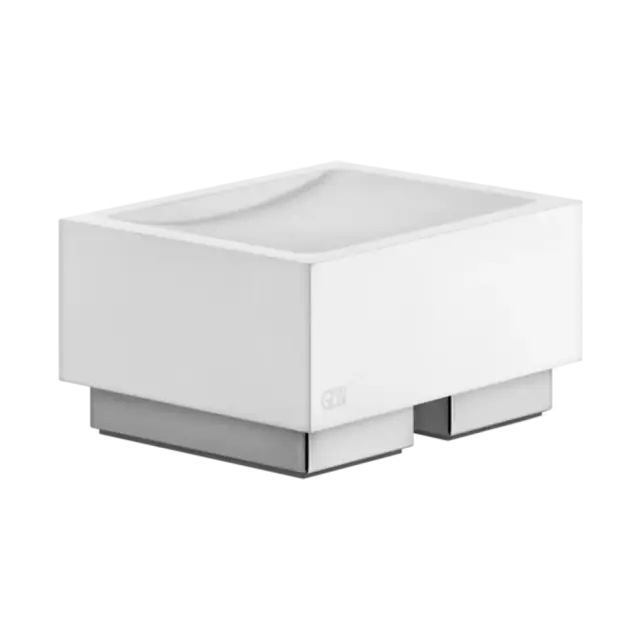 Мыльница Gessi Rettangolo 20825#031 хром/белый