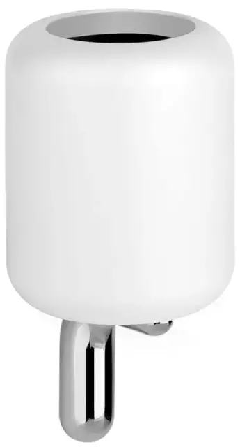 Стакан Gessi GOCCIA 38007#031 керамика белая/хром