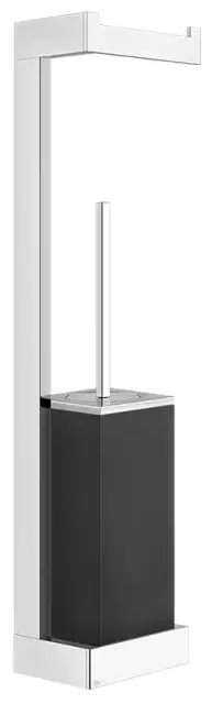 Ершик туалетный Gessi Rettangolo 20868#031 черный/хром