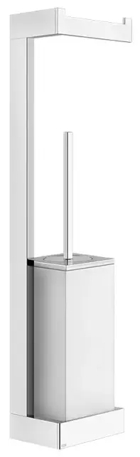 Ершик туалетный Gessi Rettangolo 20867#031 белый/хром