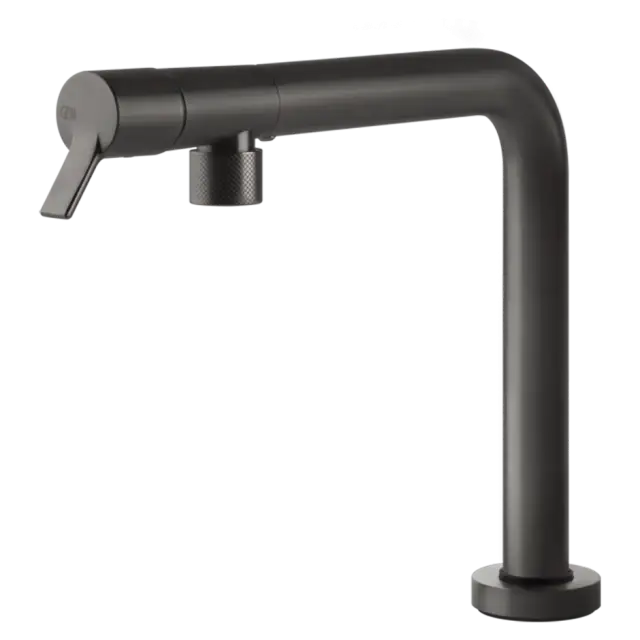 Смеситель для кухни Gessi SU&GIU’ 60071#707 цвет-Black Metal Brushed PVD