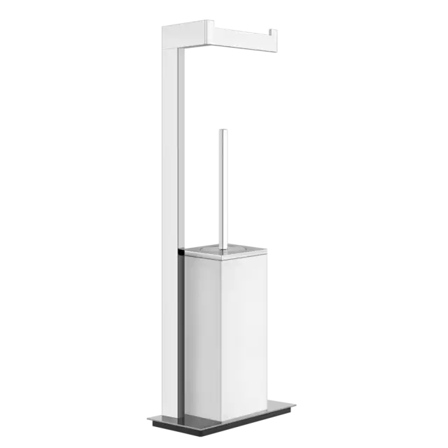 Ершик туалетный Gessi Rettangolo 20933#031 хром/белый