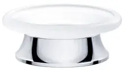 Мыльница Jorger Valencia 638.00.017.036 Matt glass/satin nickel