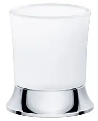 Стакан Jorger Valencia 638.00.046.036 Matt glass/satin nickel