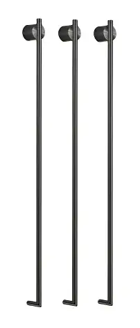 Полотенцесушитель электрический CEA EQUILIBRIO EQB23KDL = TRS01+SEL02(x3шт.) BLACK DIAMOND POLISHED