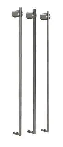 Полотенцесушитель электрический CEA EQUILIBRIO EQB23S = TRS01+SEL02(x3шт.) СТАЛЬ SATIN