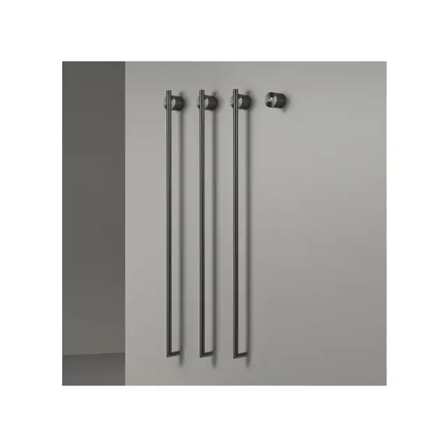 Полотенцесушитель электрический CEA EQUILIBRIO EQB33KDS = TRS01+SEL02(x3шт.)+BOT03 BLACK DIAMOND SATIN