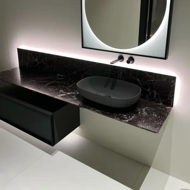 Стеллаж для ванной Antonio Lupi SHELF SHELF мрамор ROSSO LEVANTO