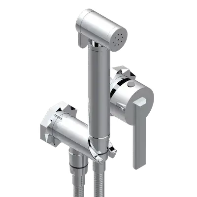 Гигиенический душ THG NIHAL IVORY PORCELAIN U2N.A02.5840/MBG хром