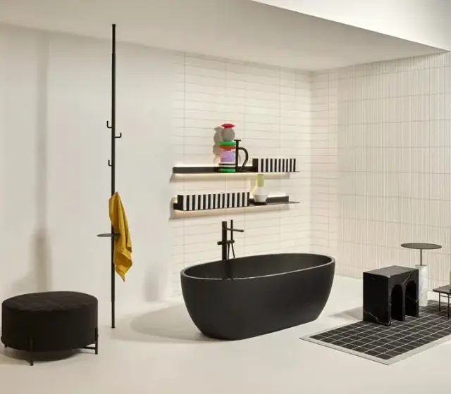 Полка для ванной Antonio Lupi Cactus SHELF FOR CACTUS NERO GOFFRATTO-545