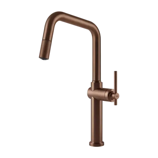 Смеситель для кухни Gessi HABITO 60652#708 цвет-браш.медь PVD