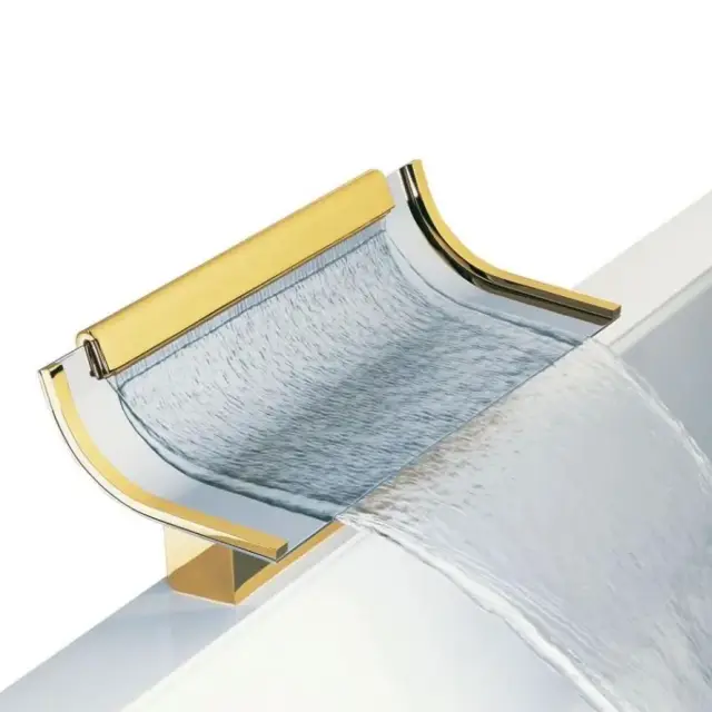 Излив THG Ellipse A44.G02.29NIA/D Хром/золото