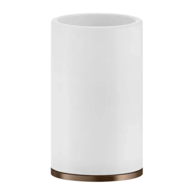 Стакан Gessi INCISO/VENTI20 58531#708 белый/браш.Медный PVD