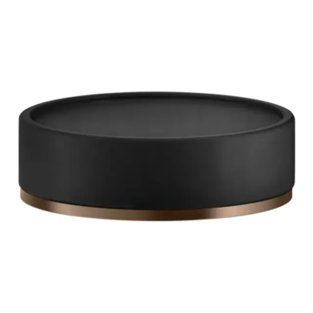 Мыльница Gessi INCISO/VENTI20 58526#708 черный/браш.Медный PVD