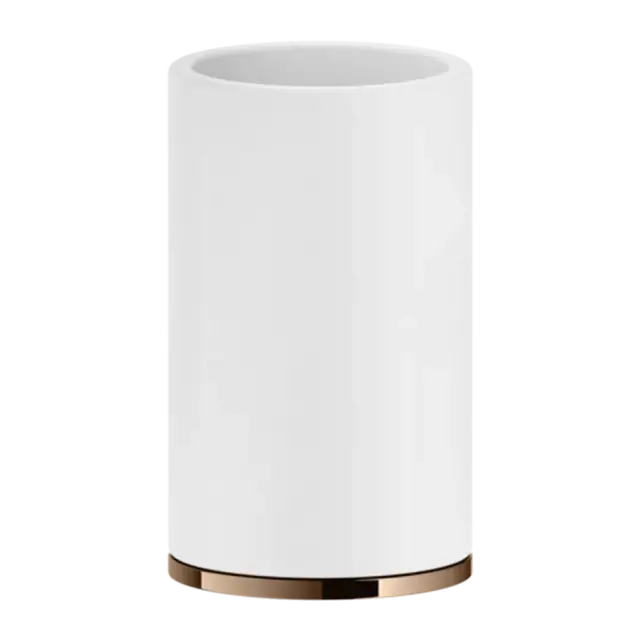 Стакан Gessi INCISO/VENTI20 58531#030 белый/Медный PVD