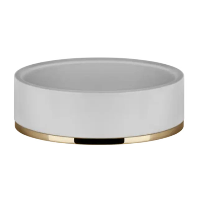Мыльница Gessi INCISO/VENTI20 58525#735 белый/Warm Bronze PVD