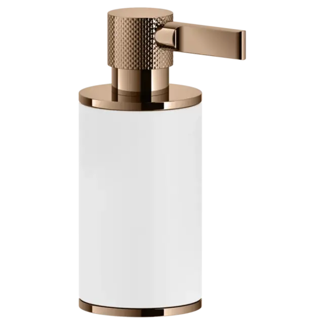 Дозатор Gessi INCISO 58537#030 белый/Медный PVD