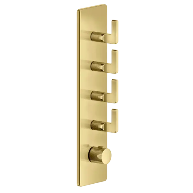 Термостат Gessi INCISO 58208#246 золото PVD