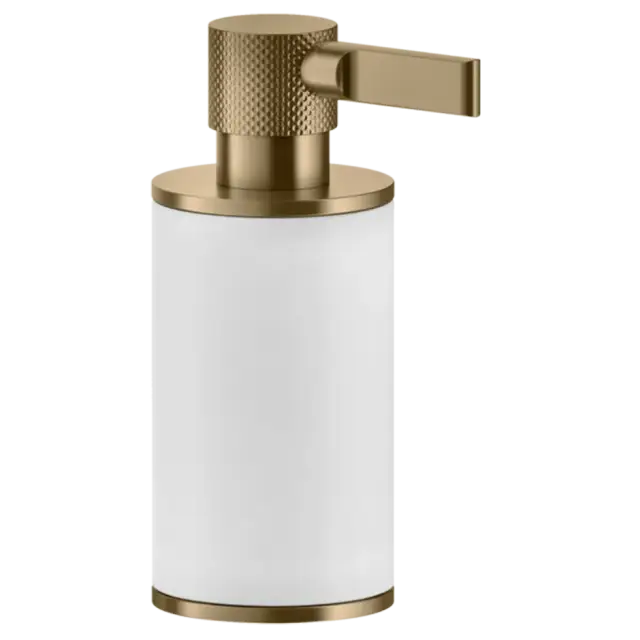 Дозатор Gessi INCISO 58537#726 белый/Warm Bronze Brushed PVD