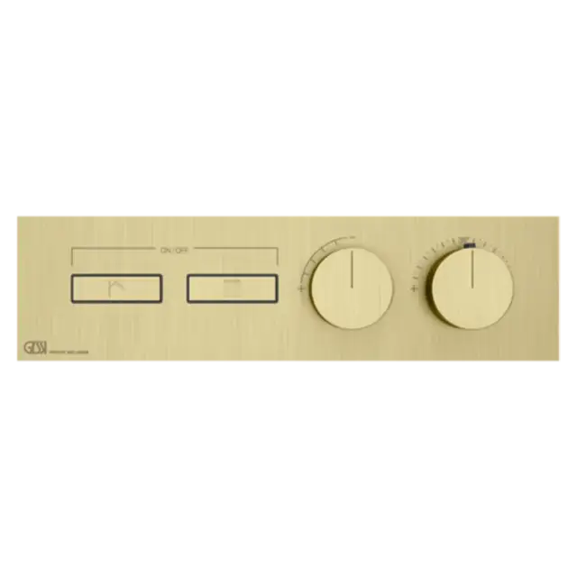 Термостат Gessi HI-FI 63012#727 цвет-браш.латунь PVD