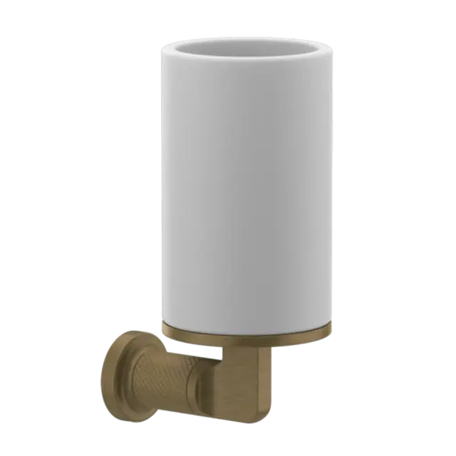 Стакан Gessi INCISO 58507#713 белый/античная латунь