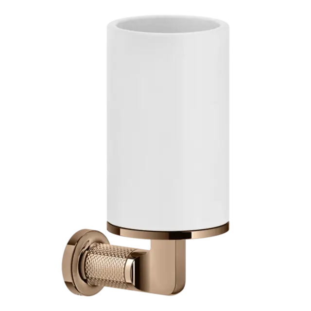 Стакан Gessi INCISO 58507#030 белый/Медный PVD