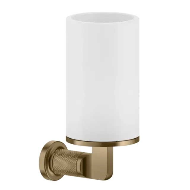 Стакан Gessi INCISO 58507#726 белый/Warm Bronze Brushed PVD