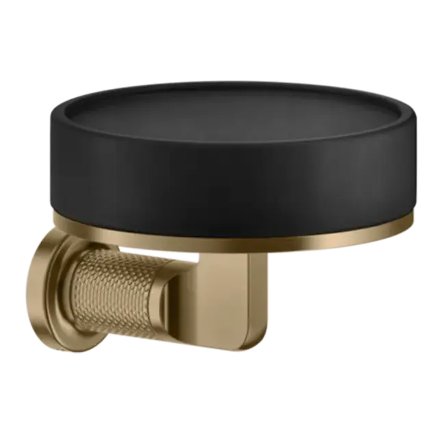 Мыльница Gessi INCISO 58502#726 черная/Warm Bronze Brushed PVD