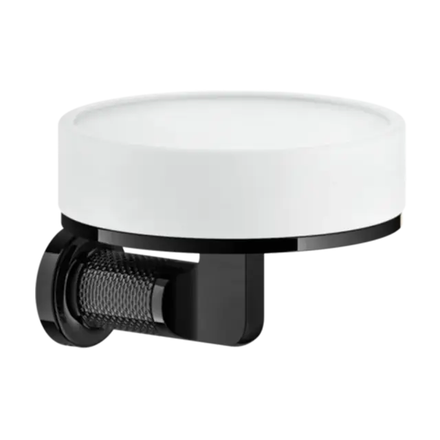 Мыльница Gessi INCISO 58501#706 белая/Black Metal PVD
