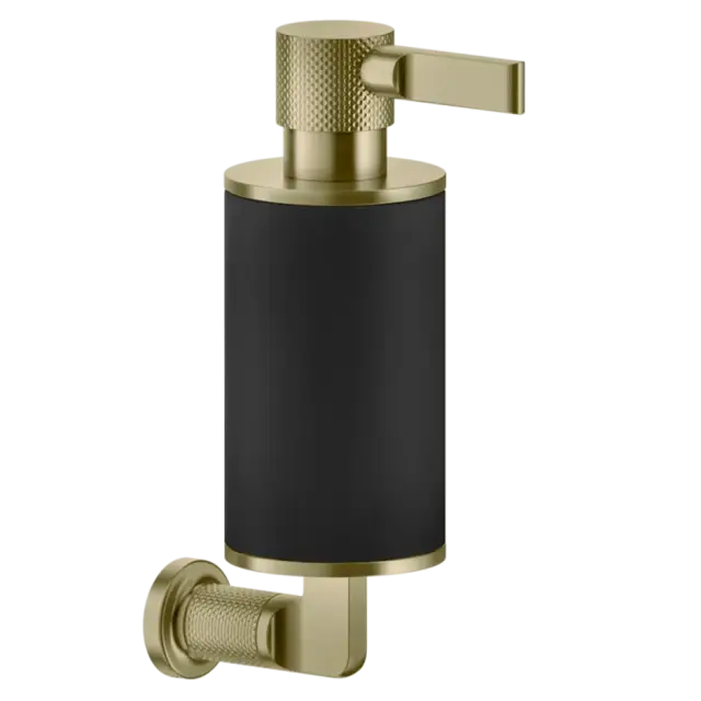 Дозатор Gessi INCISO 58514#727 цвет-черный/браш.латунь PVD