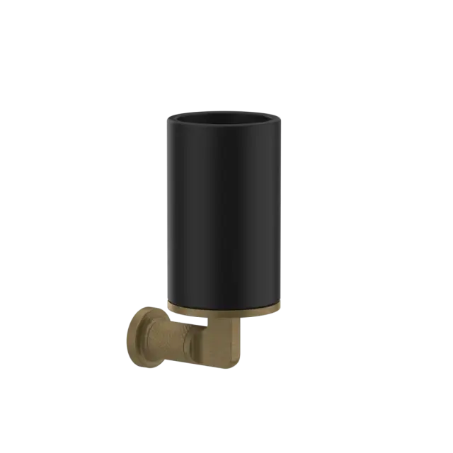 Стакан Gessi INCISO 58508#713 черный/античная латунь