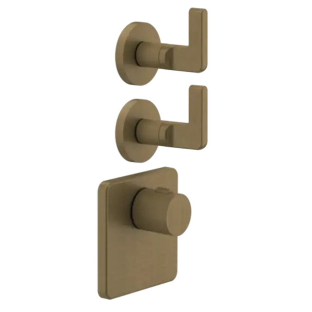 Термостат Gessi INCISO 58214#713 античная латунь