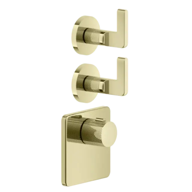 Термостат Gessi INCISO 58214#710 цвет-латунь PVD