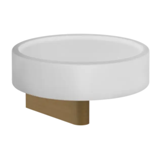 Мыльница Gessi ORIGINI 66401#713 белый/античная латунь