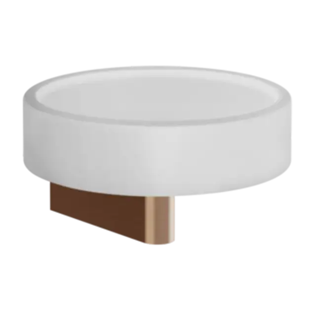 Мыльница Gessi ORIGINI 66401#708 белая/браш.Медный PVD