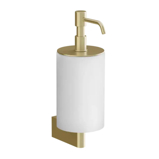 Дозатор Gessi ORIGINI 66413#727 цвет-белый/браш.латунь PVD