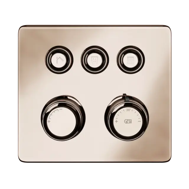 Термостат Gessi HI-FI ECLECTIC 65234#030 Медный PVD