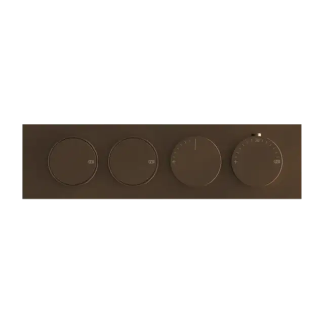 Термостат Gessi ORIGINI/HI-FI 66222#845 темная бронза