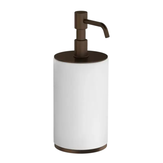 Дозатор Gessi ORIGINI 66437#845 белый/темная бронза