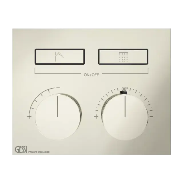 Термостат Gessi HI-FI 63004#720 NICKEL PVD