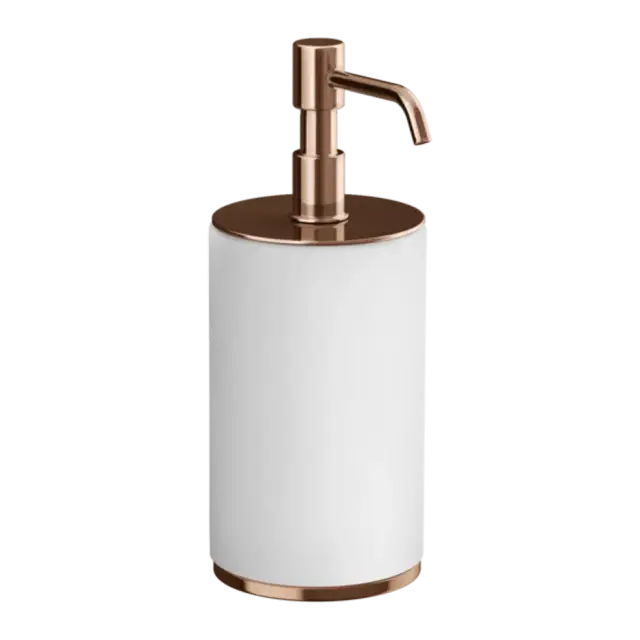 Дозатор Gessi ORIGINI 66437#030 белый/Медный PVD