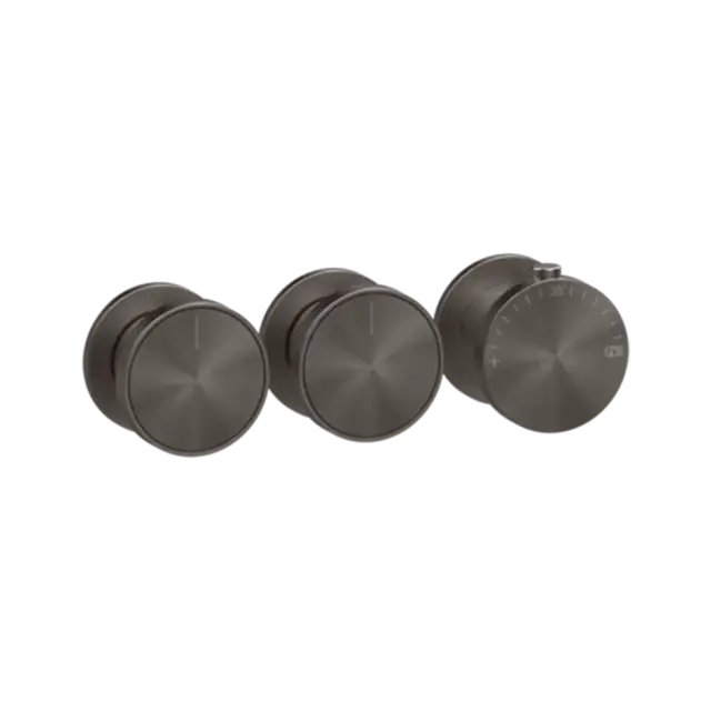 Термостат Gessi ORIGINI 66334#707 Black Metal Brushed PVD