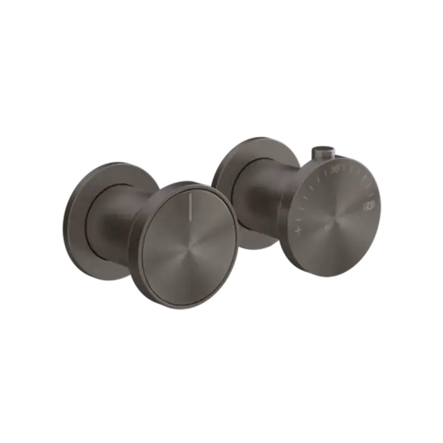 Термостат Gessi ORIGINI 66134#707 Black Metal Brushed PVD