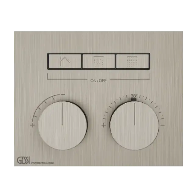 Термостат Gessi HI-FI 63006#149 FINOX BRUSHED NICKEL